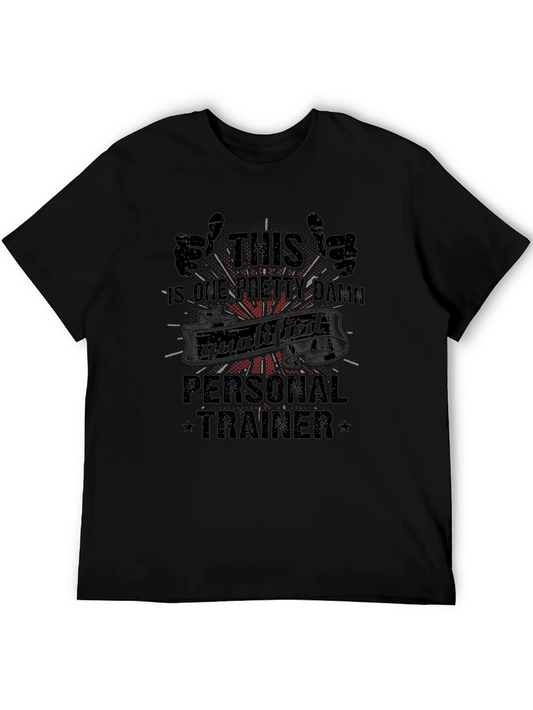 Camiseta Negra Personal Trainer Calificado