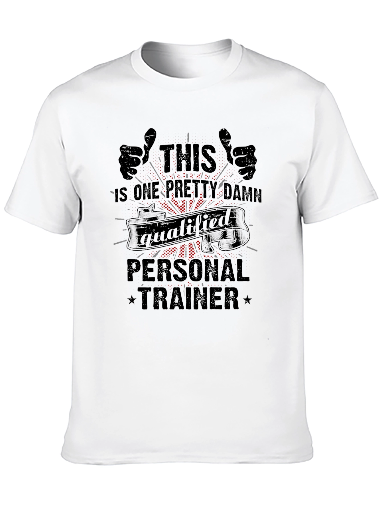 Camiseta Negra Personal Trainer Calificado
