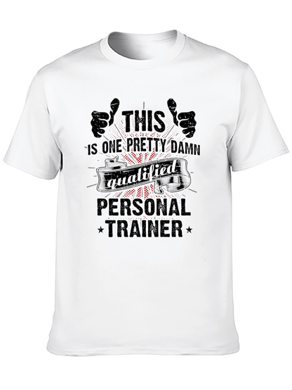 Camiseta Negra Personal Trainer Calificado
