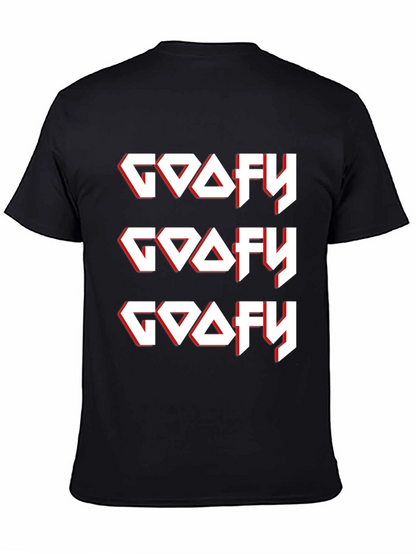 Camiseta Negra GOOFY Diseño Gráfico