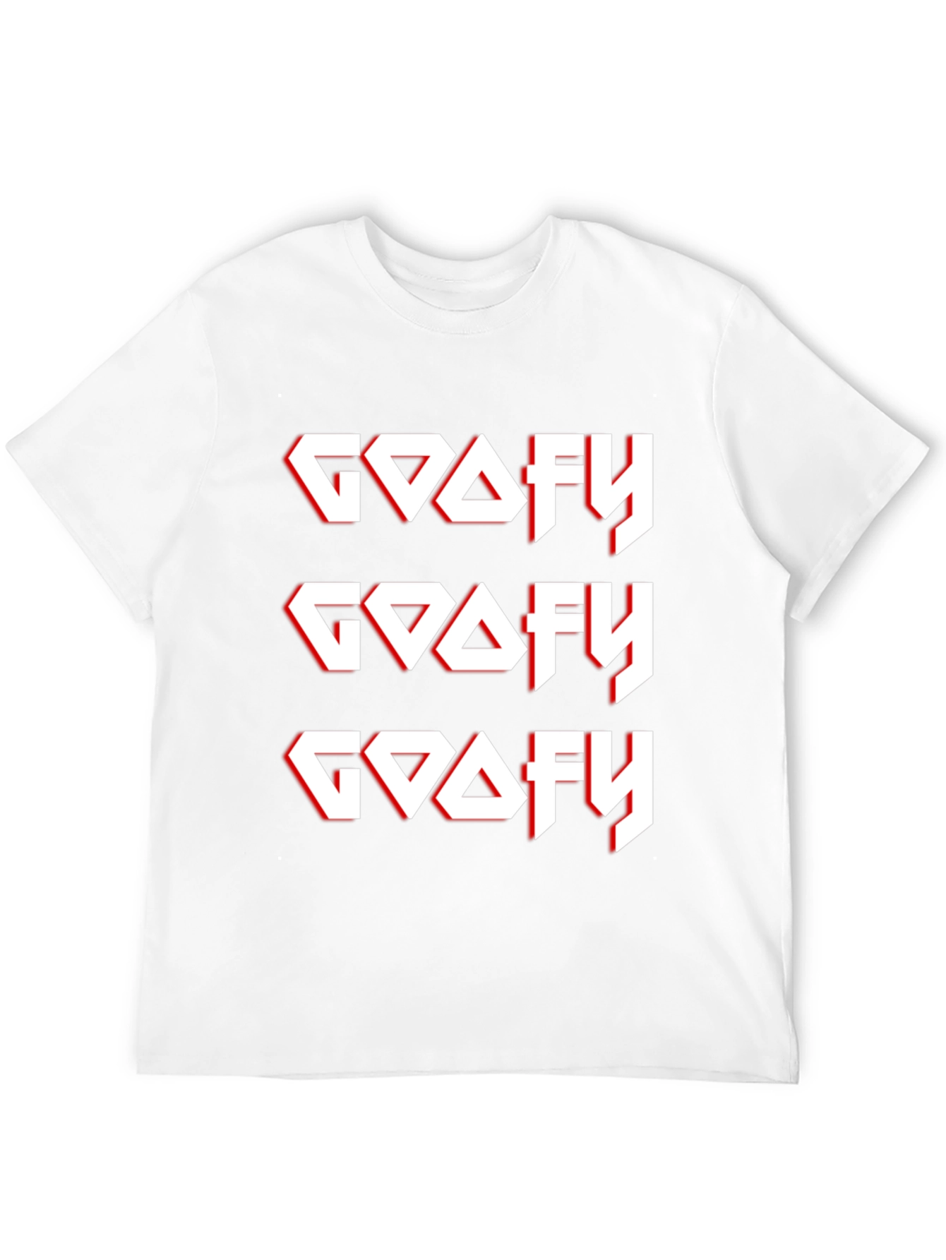 Camiseta Negra GOOFY Diseño Gráfico