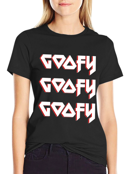 Camiseta Negra GOOFY Diseño Gráfico