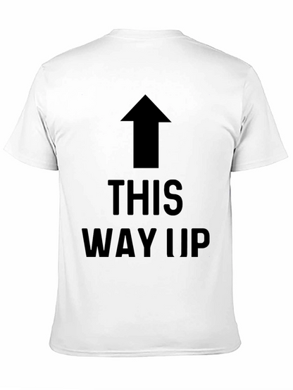 Camiseta Negra con Flecha THIS WAY UP