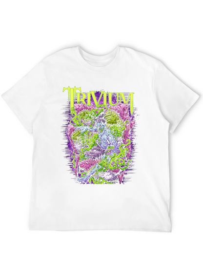 Camiseta Negra Trivium Diseño Artístico Único