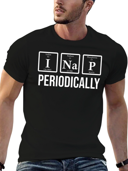 Camiseta Negra: Tabla Periódica - I Na P