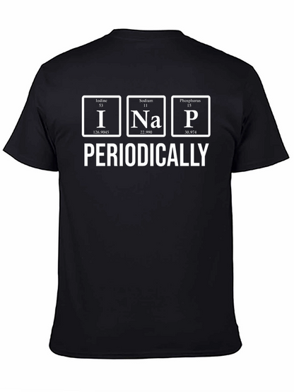 Camiseta Negra: Tabla Periódica - I Na P