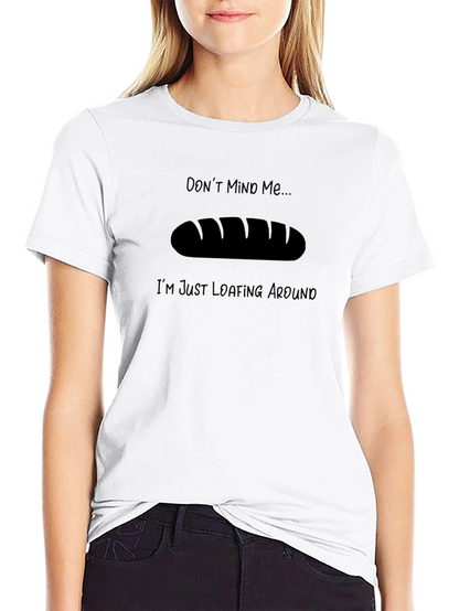 Camiseta Negra: Pan de Masa Madre - Loafing Around