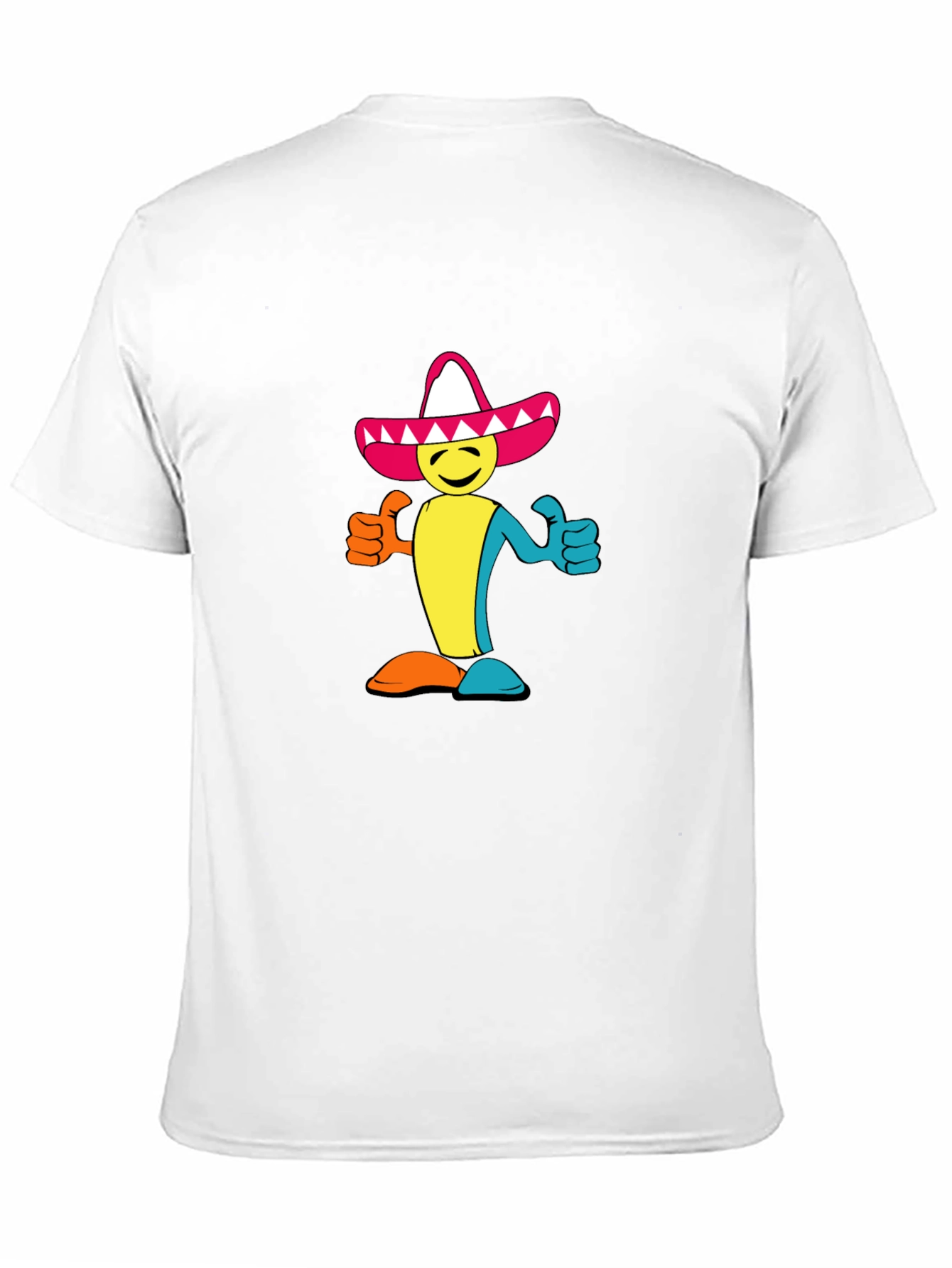 Camiseta Negra con Diseño Mexicano Alegre