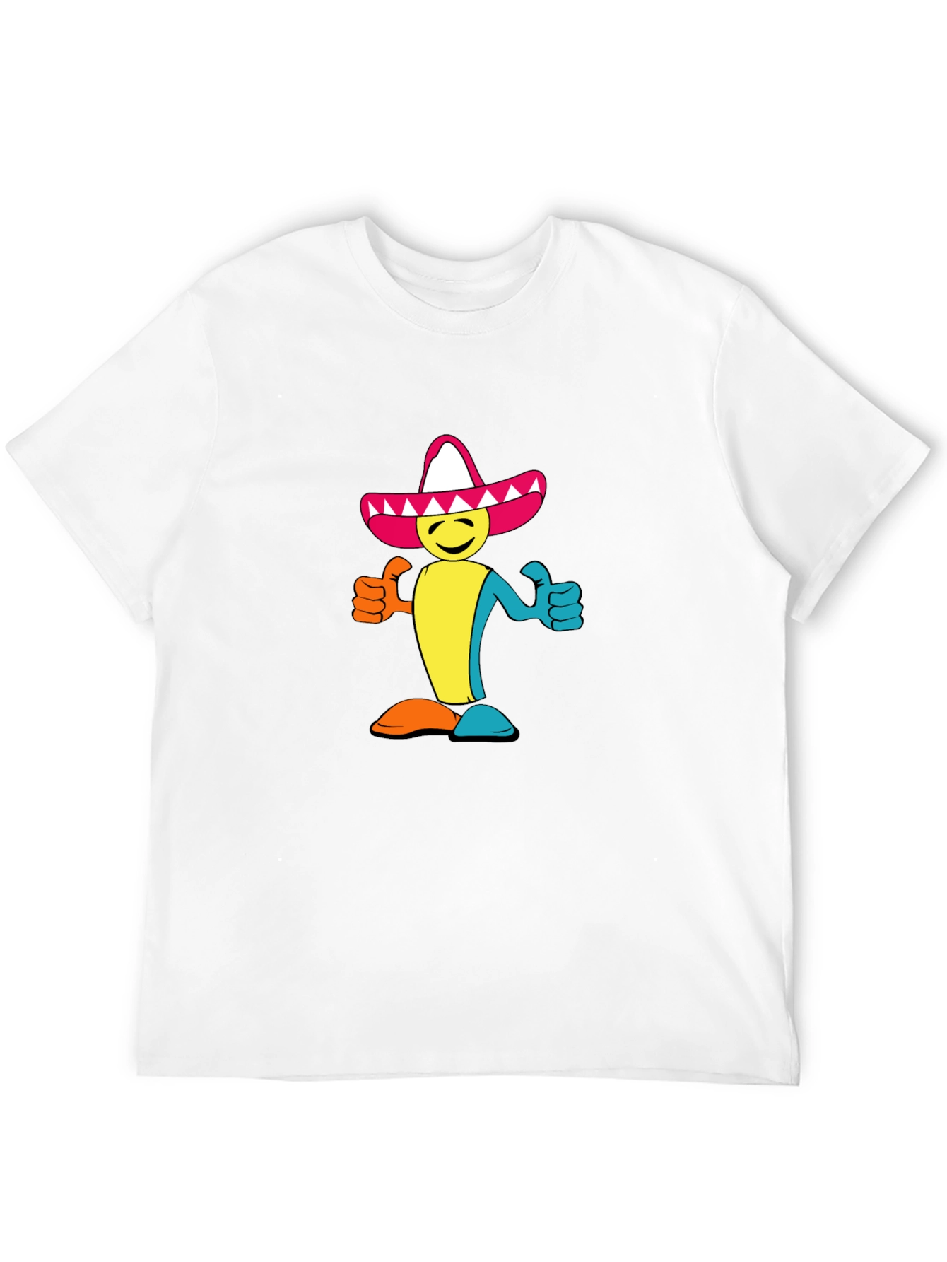 Camiseta Negra con Diseño Mexicano Alegre