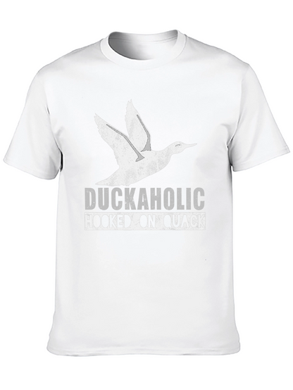 Camiseta Negra Duckaholic Hooked on Quack