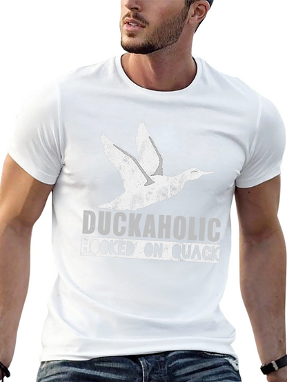 Camiseta Negra Duckaholic Hooked on Quack