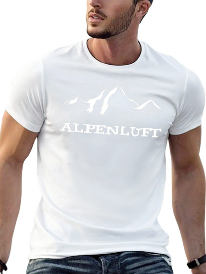 Camiseta Negra Alpenluft Montaña