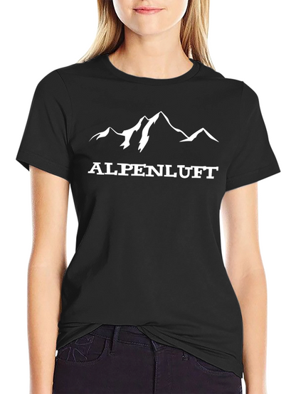 Camiseta Negra Alpenluft Montaña