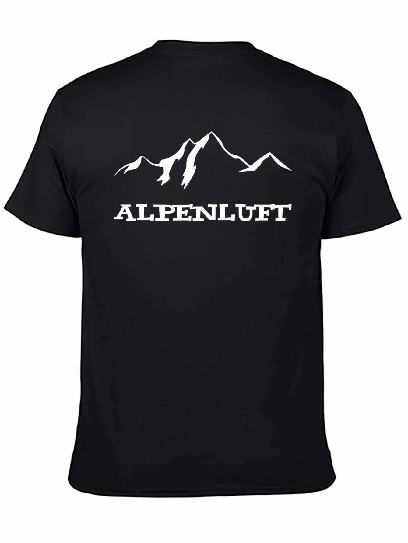 Camiseta Negra Alpenluft Montaña
