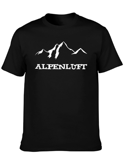 Camiseta Negra Alpenluft Montaña