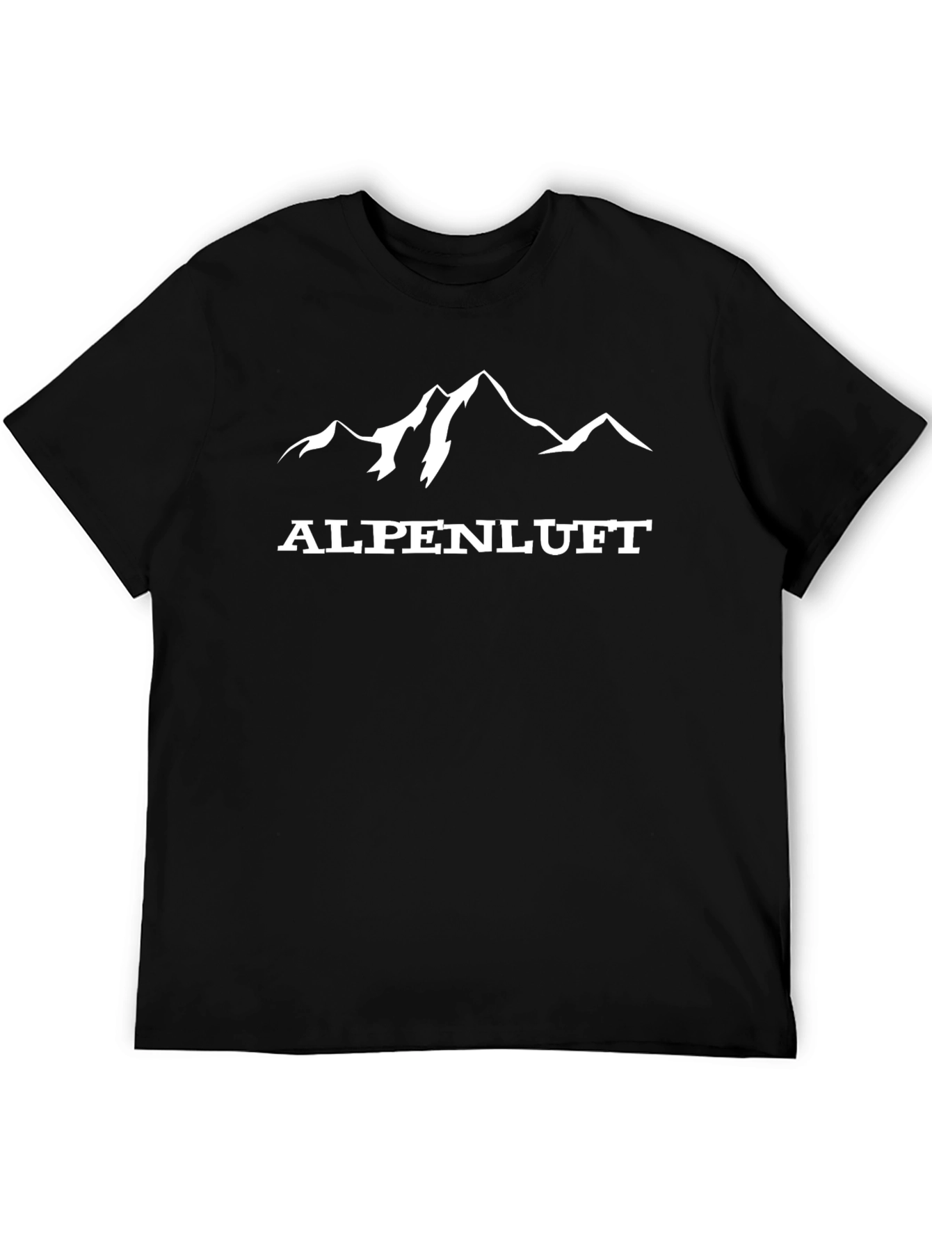 Camiseta Negra Alpenluft Montaña