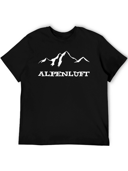 Camiseta Negra Alpenluft Montaña