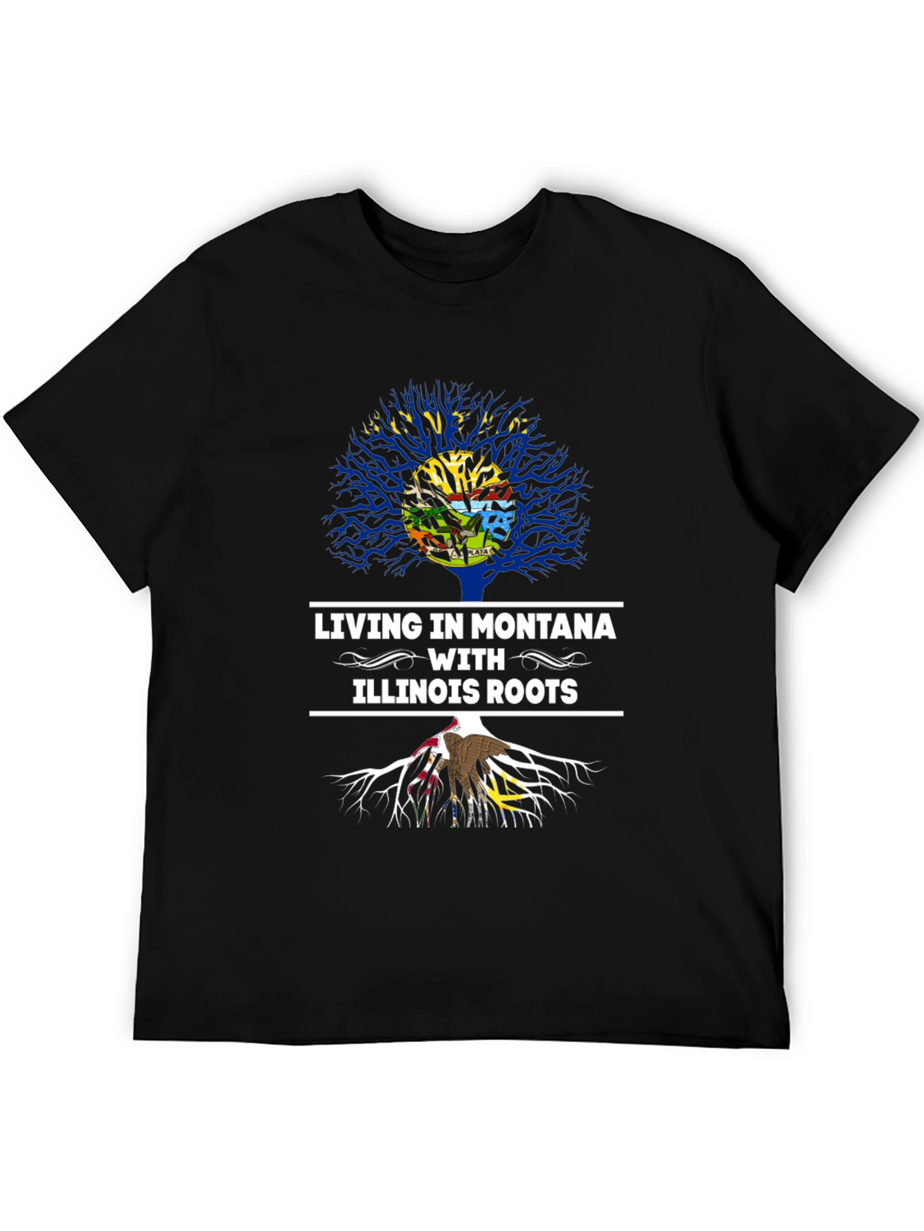 Camiseta Montana & Illinois Roots