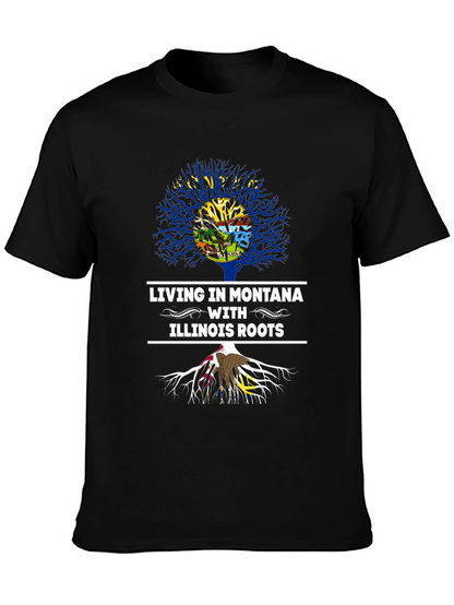 Camiseta Montana & Illinois Roots