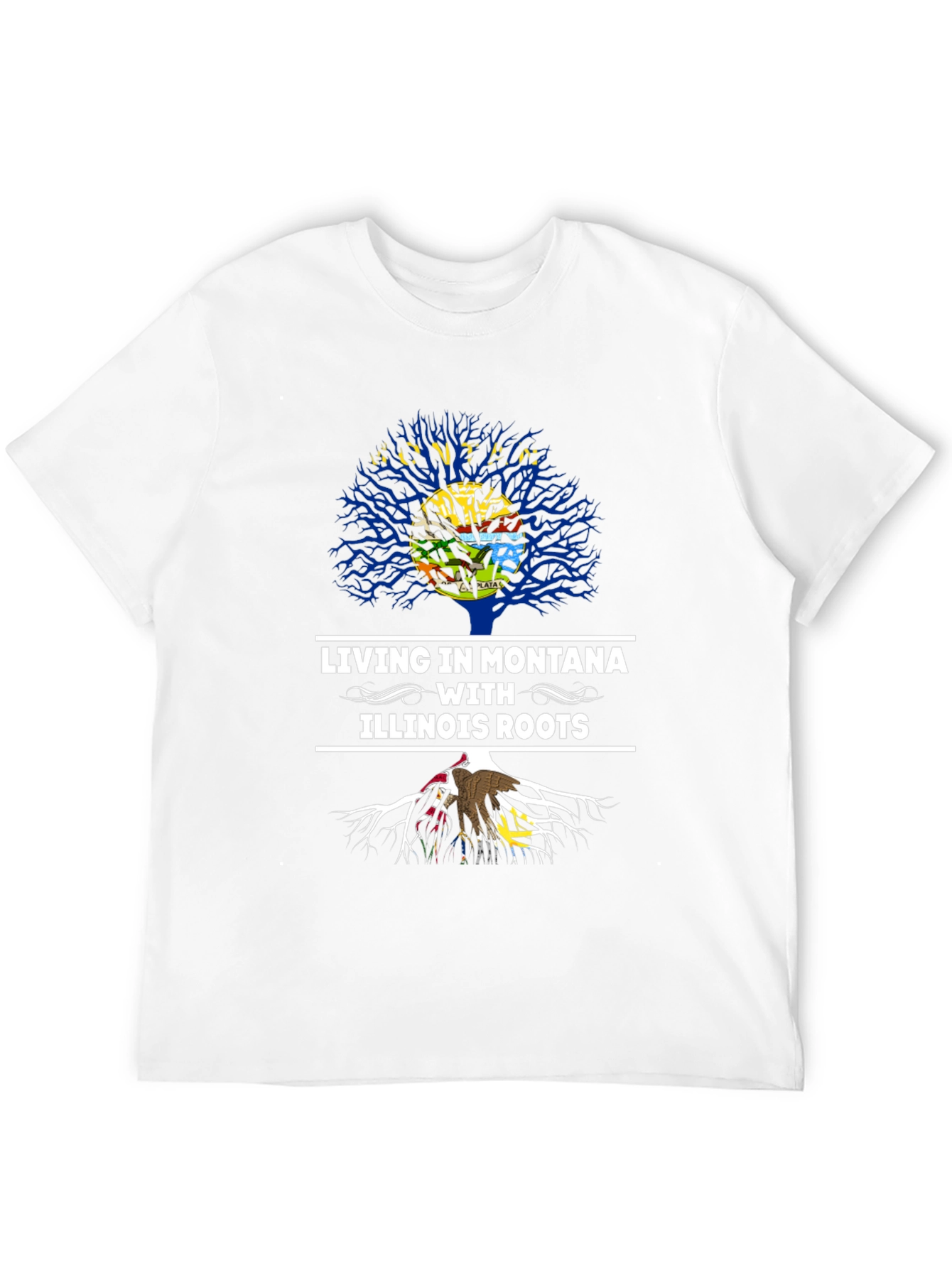 Camiseta Montana & Illinois Roots