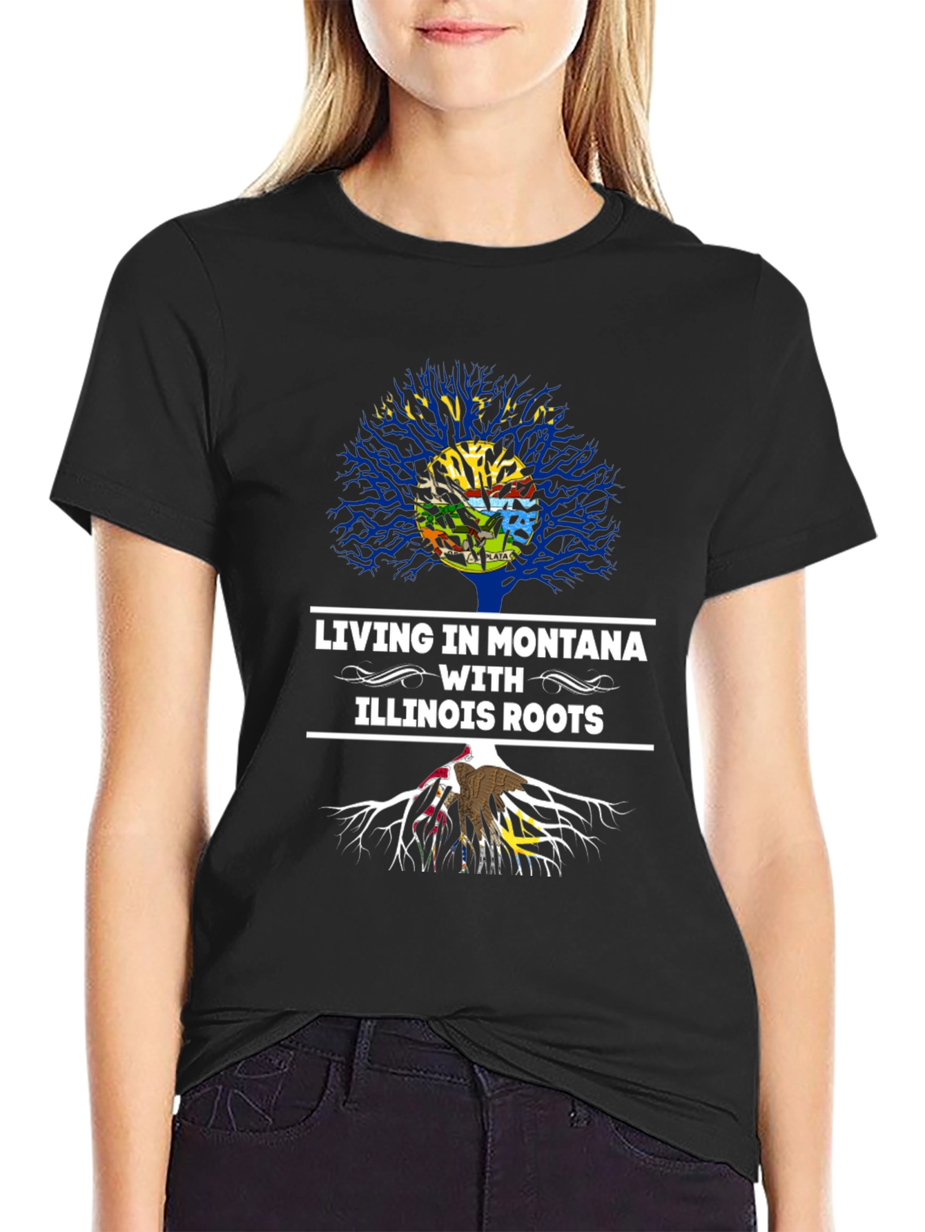 Camiseta Montana & Illinois Roots