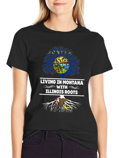 Camiseta Montana & Illinois Roots