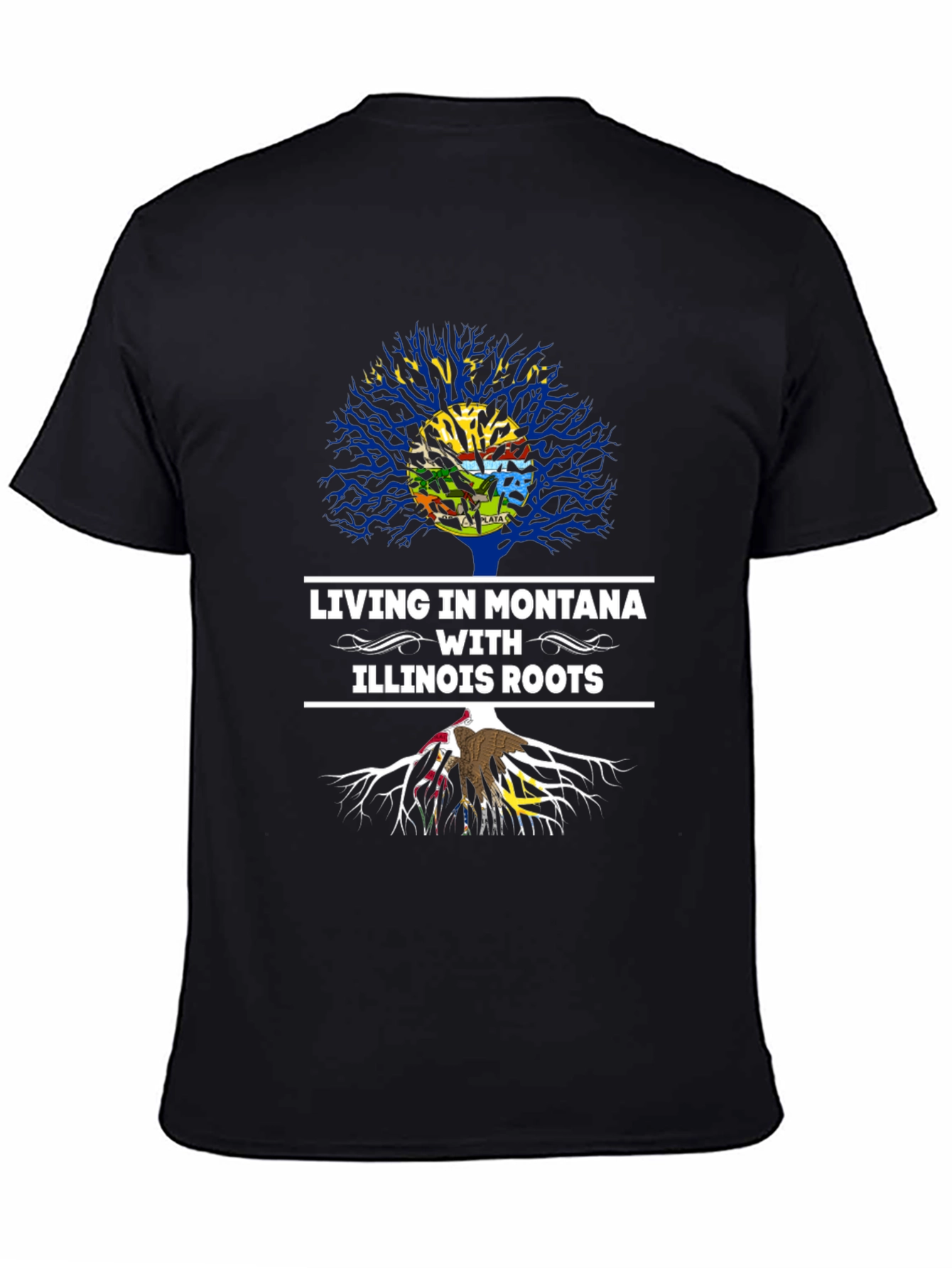 Camiseta Montana & Illinois Roots
