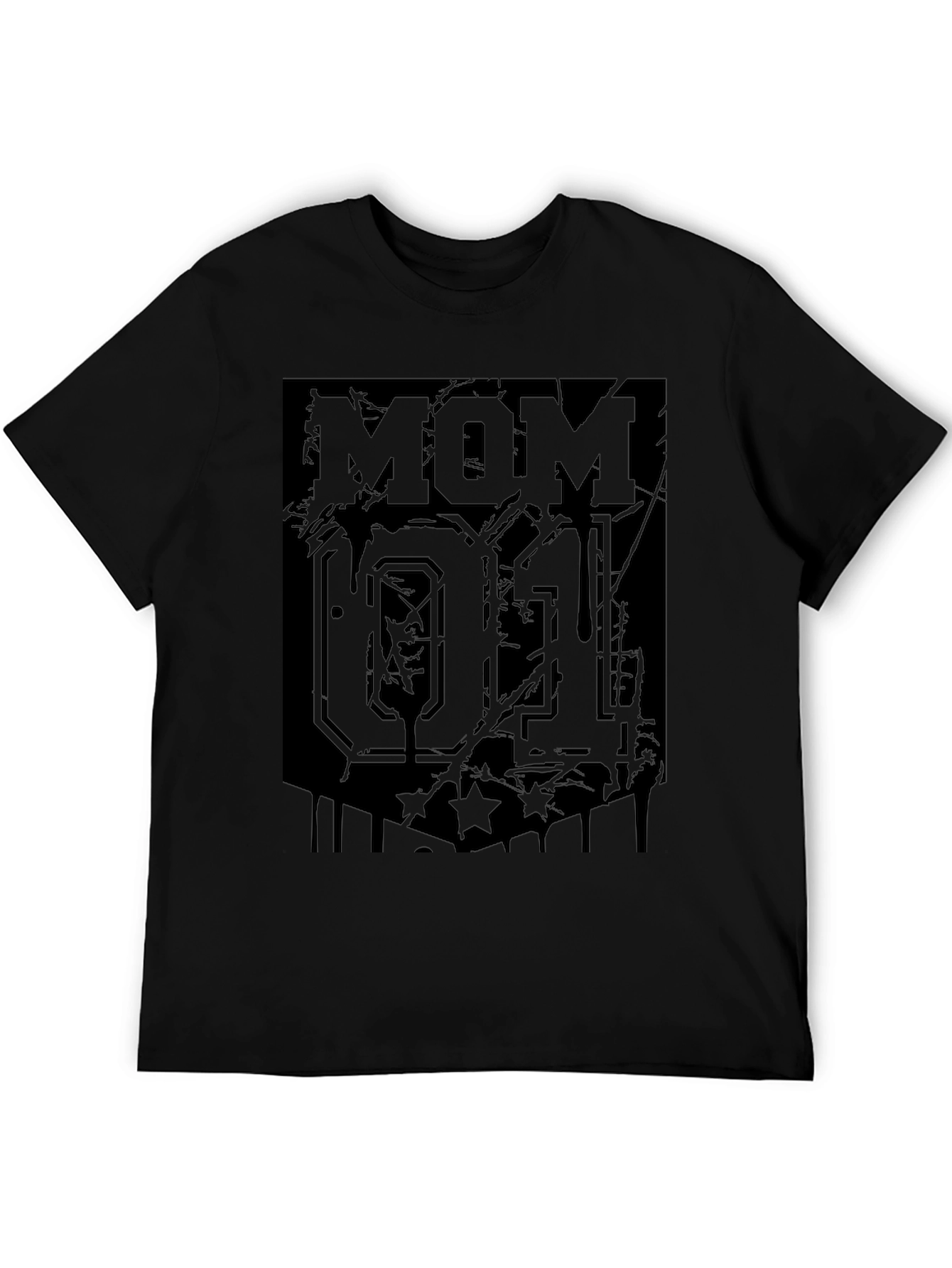 Camiseta Negra Mom 01 Estilo Deportivo