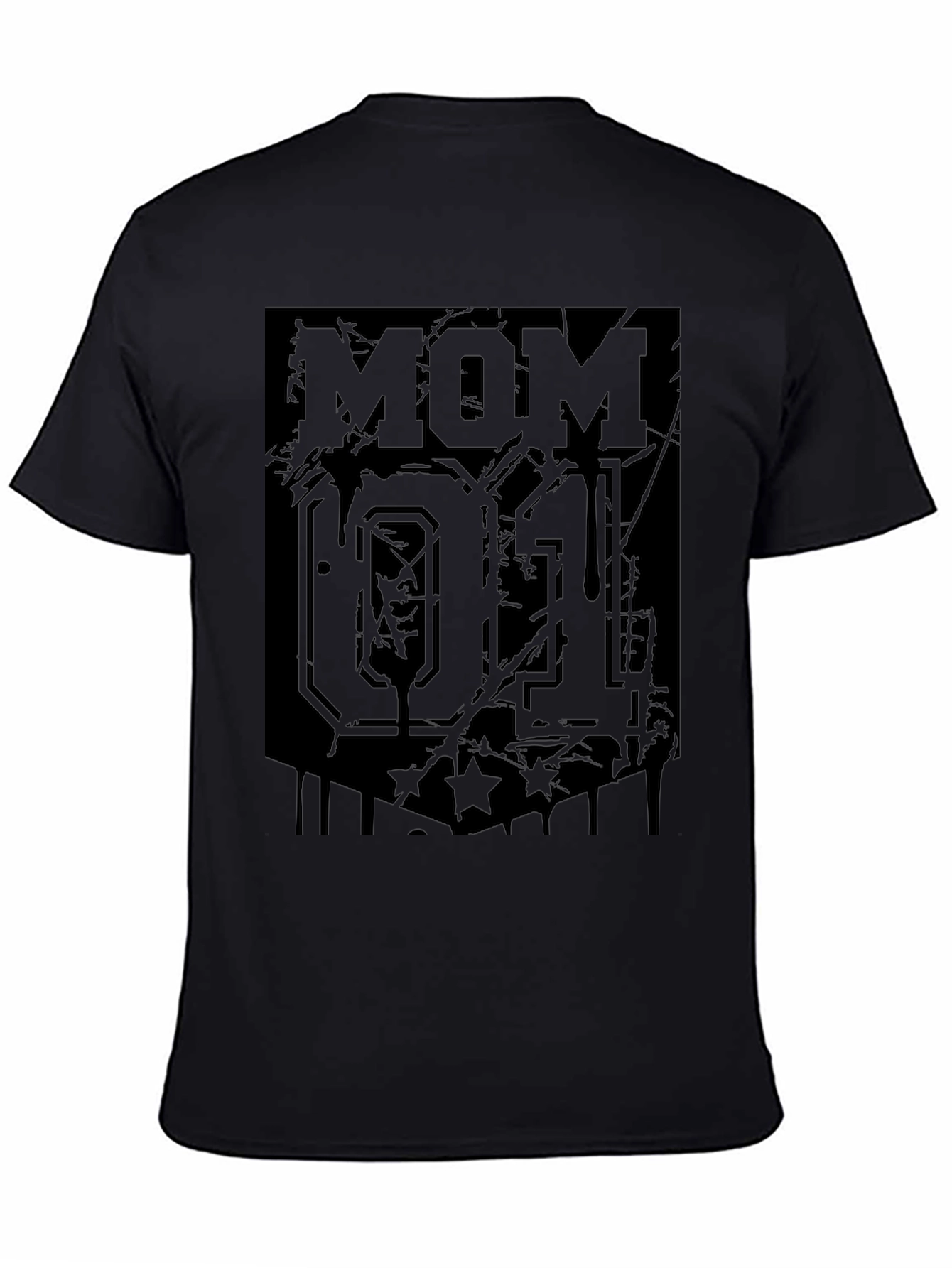 Camiseta Negra Mom 01 Estilo Deportivo