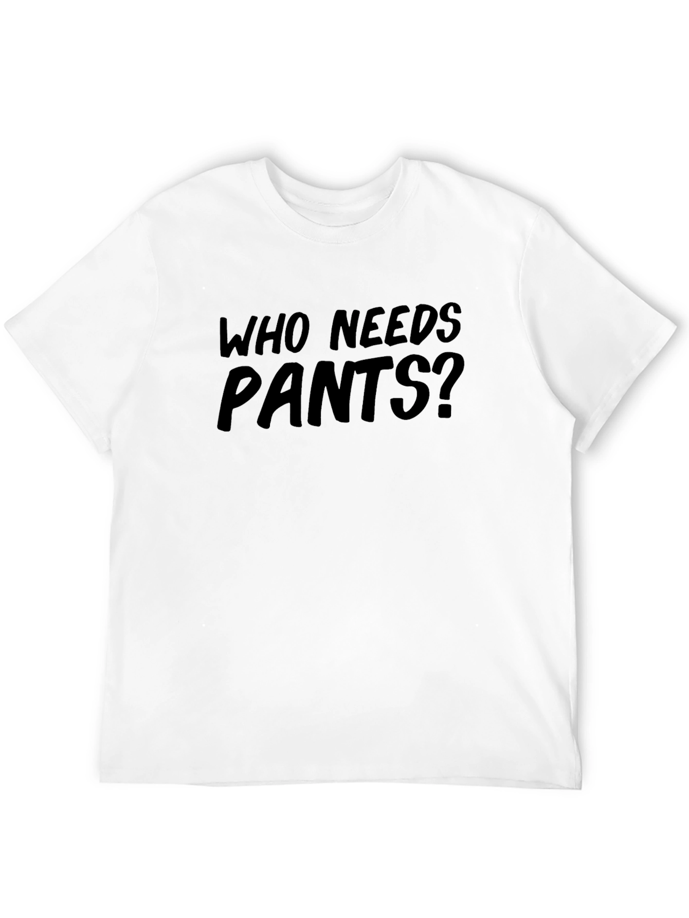 Camiseta Negra: ¿Quién Necesita Pantalones?