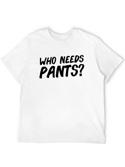 Camiseta Negra: ¿Quién Necesita Pantalones?