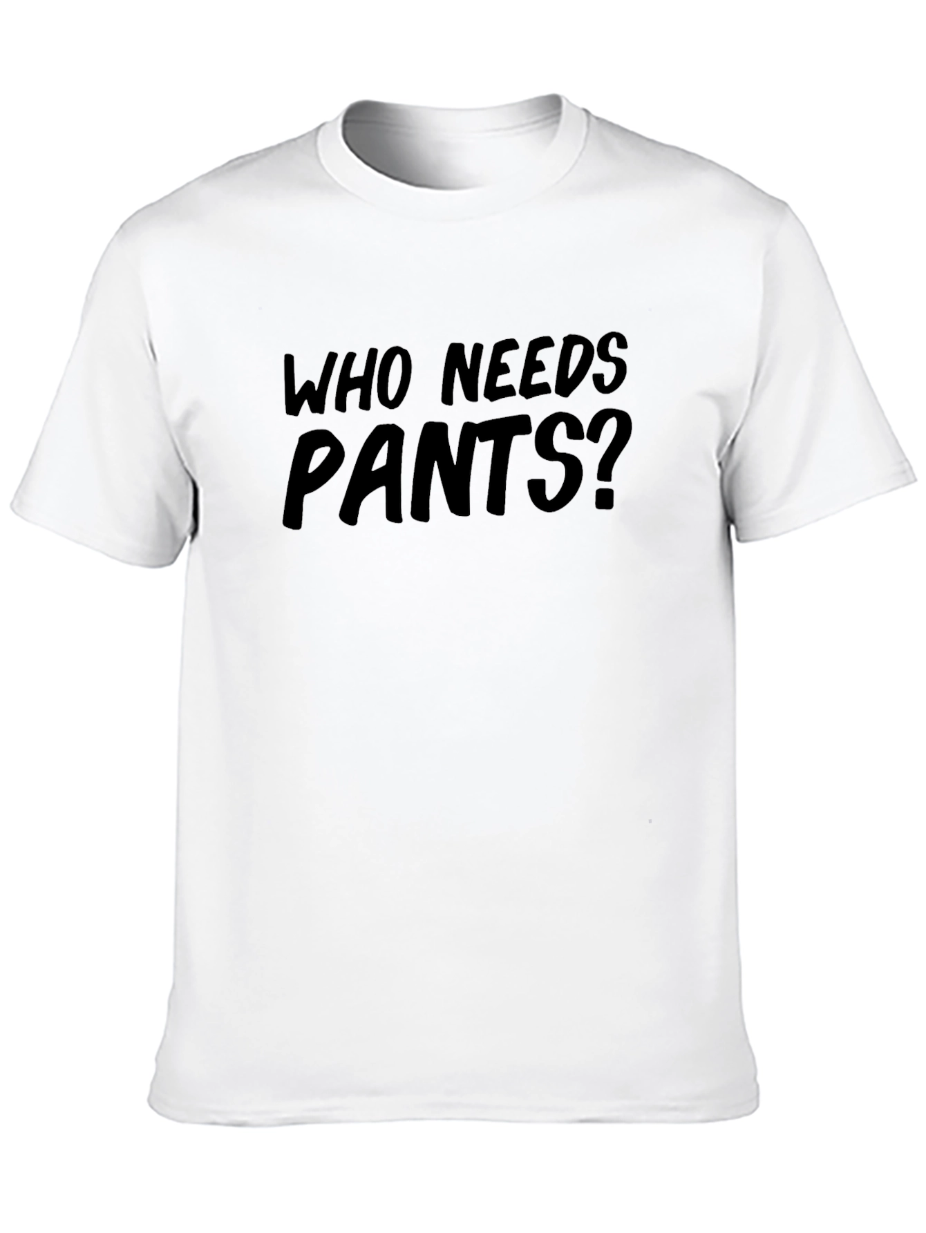 Camiseta Negra: ¿Quién Necesita Pantalones?