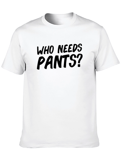 Camiseta Negra: ¿Quién Necesita Pantalones?