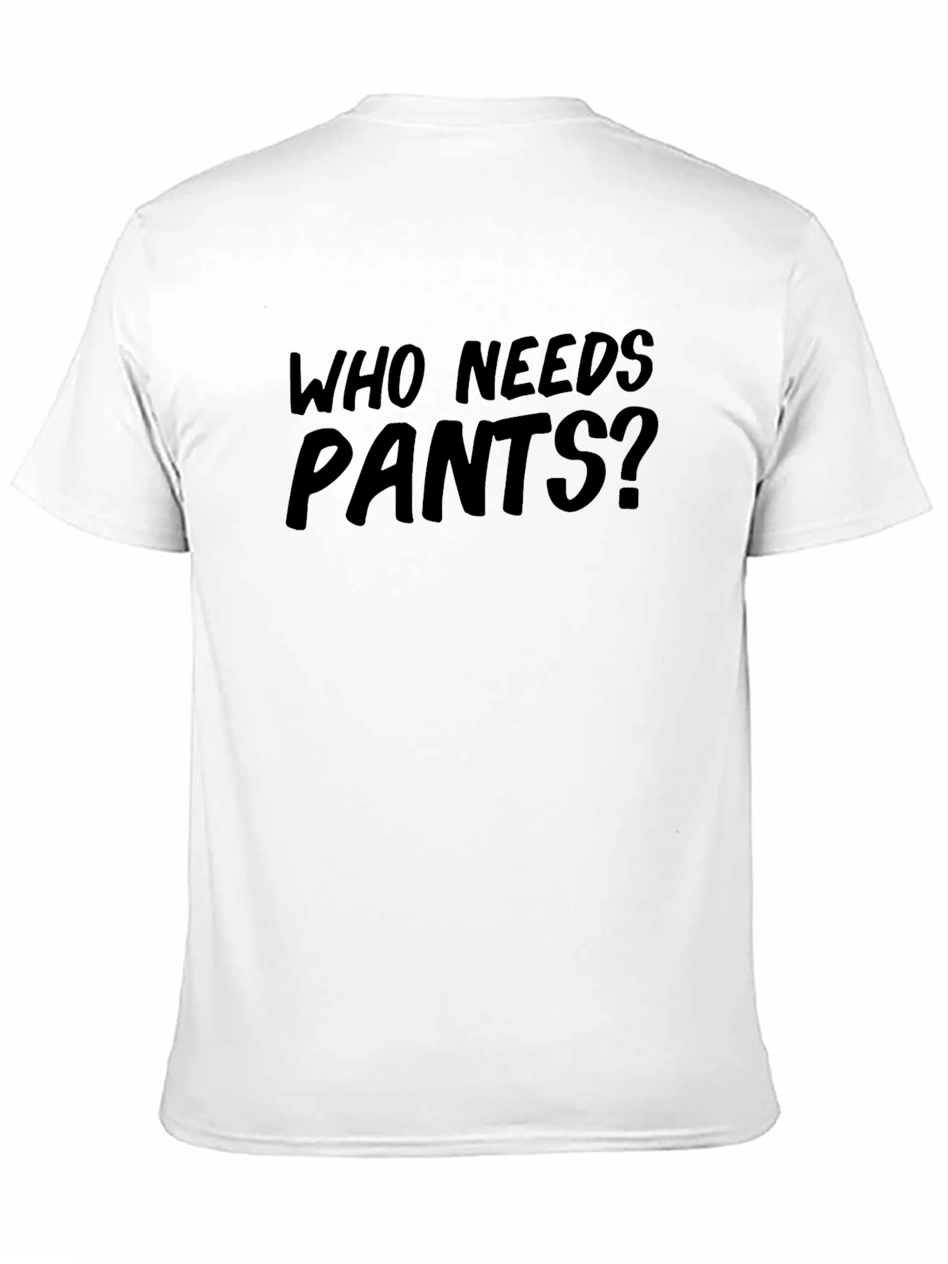 Camiseta Negra: ¿Quién Necesita Pantalones?