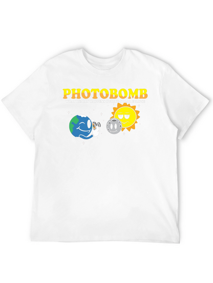 Camiseta Negra Photobomb Eclipse Solar