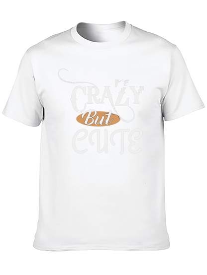 Camiseta Negra: Crazy But Cute