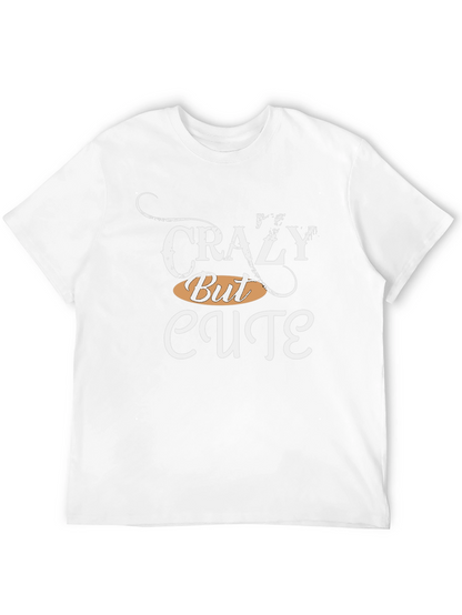 Camiseta Negra: Crazy But Cute