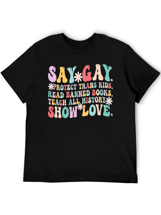 Camiseta Say Gay Apoyo a la Comunidad LGBTQ+