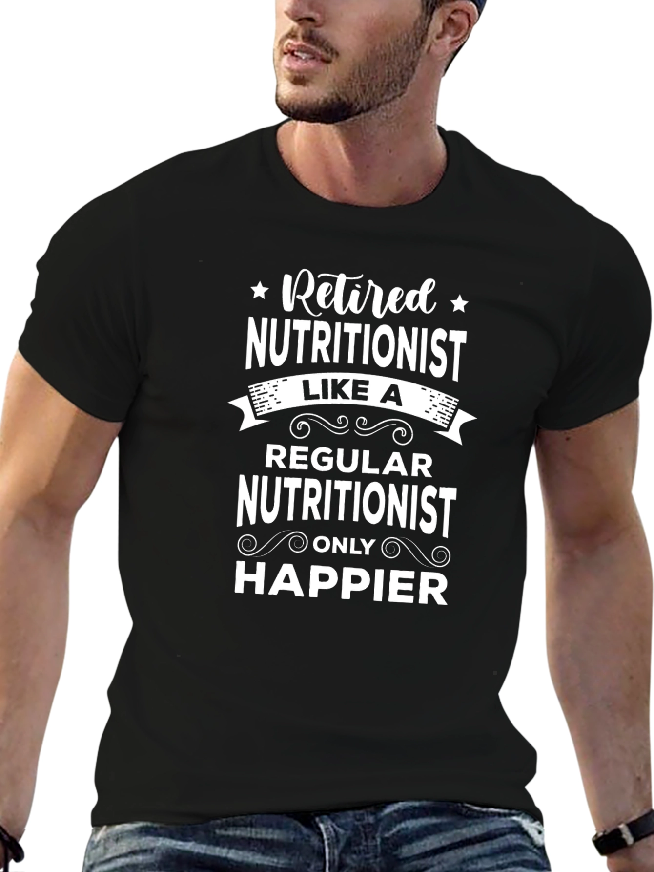 Camiseta Nutricionista Retirado - ¡Más Feliz!