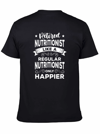 Camiseta Nutricionista Retirado - ¡Más Feliz!