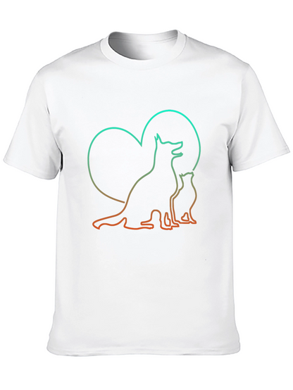 Camiseta Negra Amor Animal