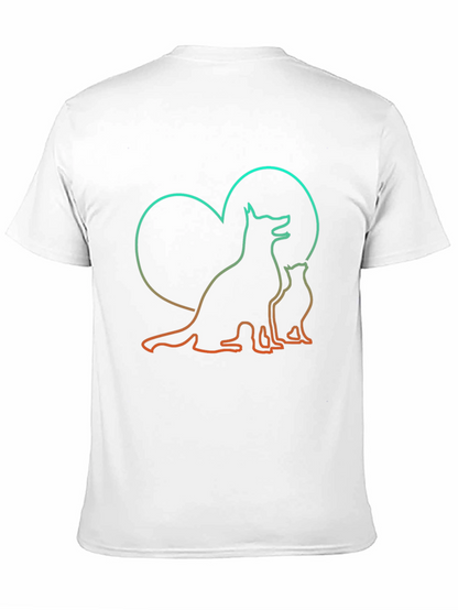 Camiseta Negra Amor Animal