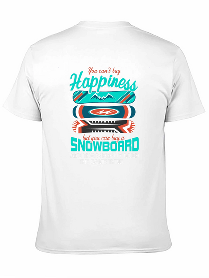 Camiseta Negra Felicidad Snowboard