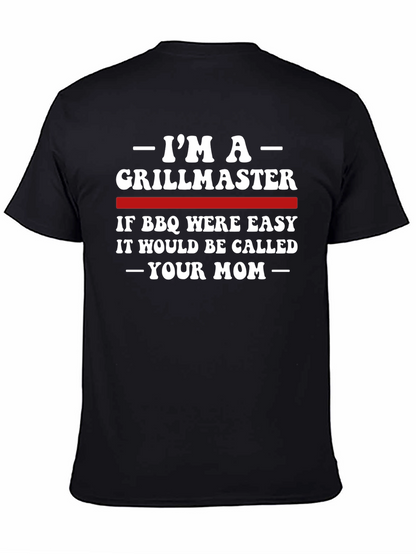 Camiseta Grillmaster BBQ para Hombre - Diseño Divertido