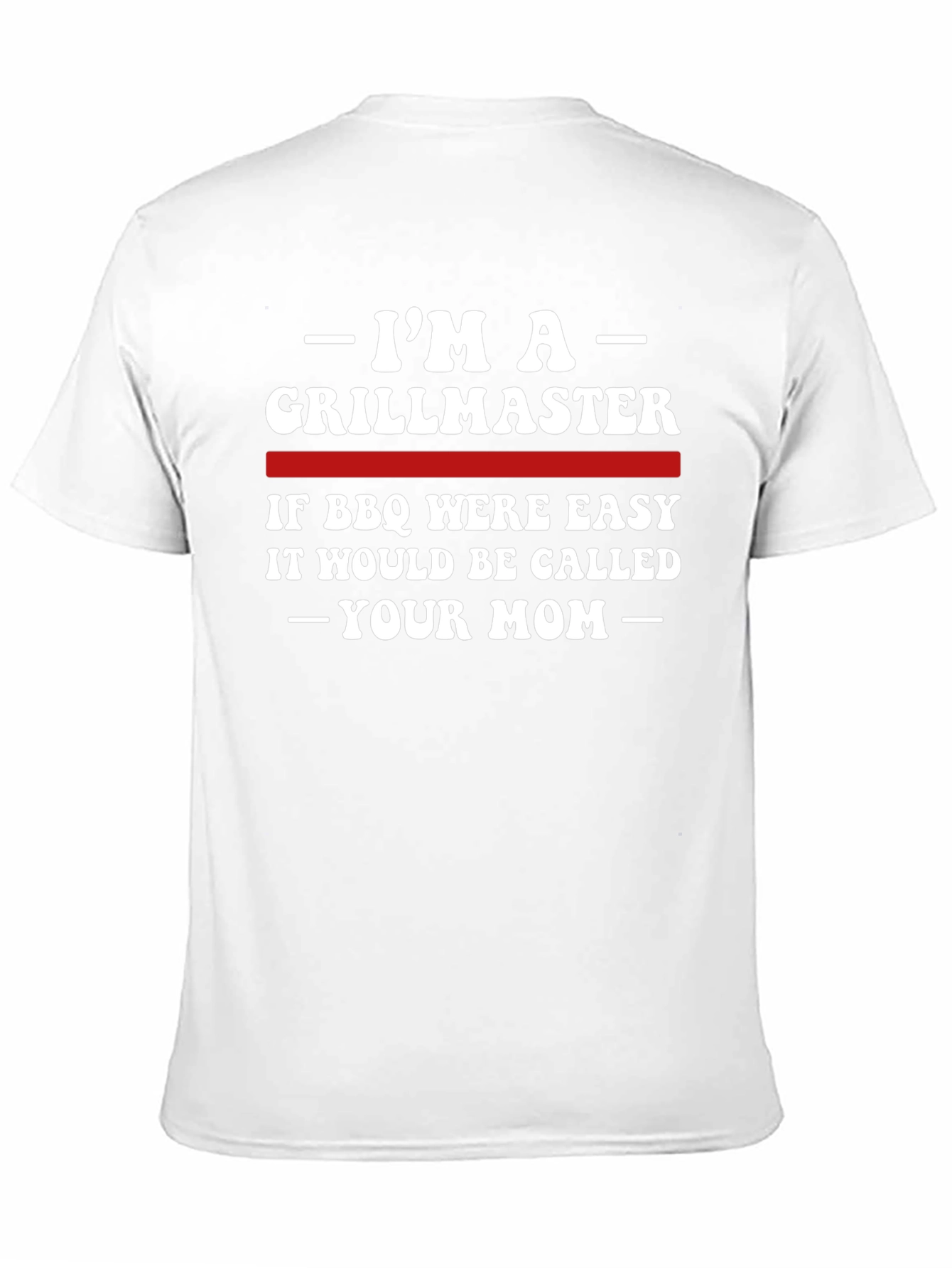Camiseta Grillmaster BBQ para Hombre - Diseño Divertido