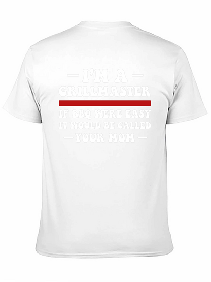 Camiseta Grillmaster BBQ para Hombre - Diseño Divertido