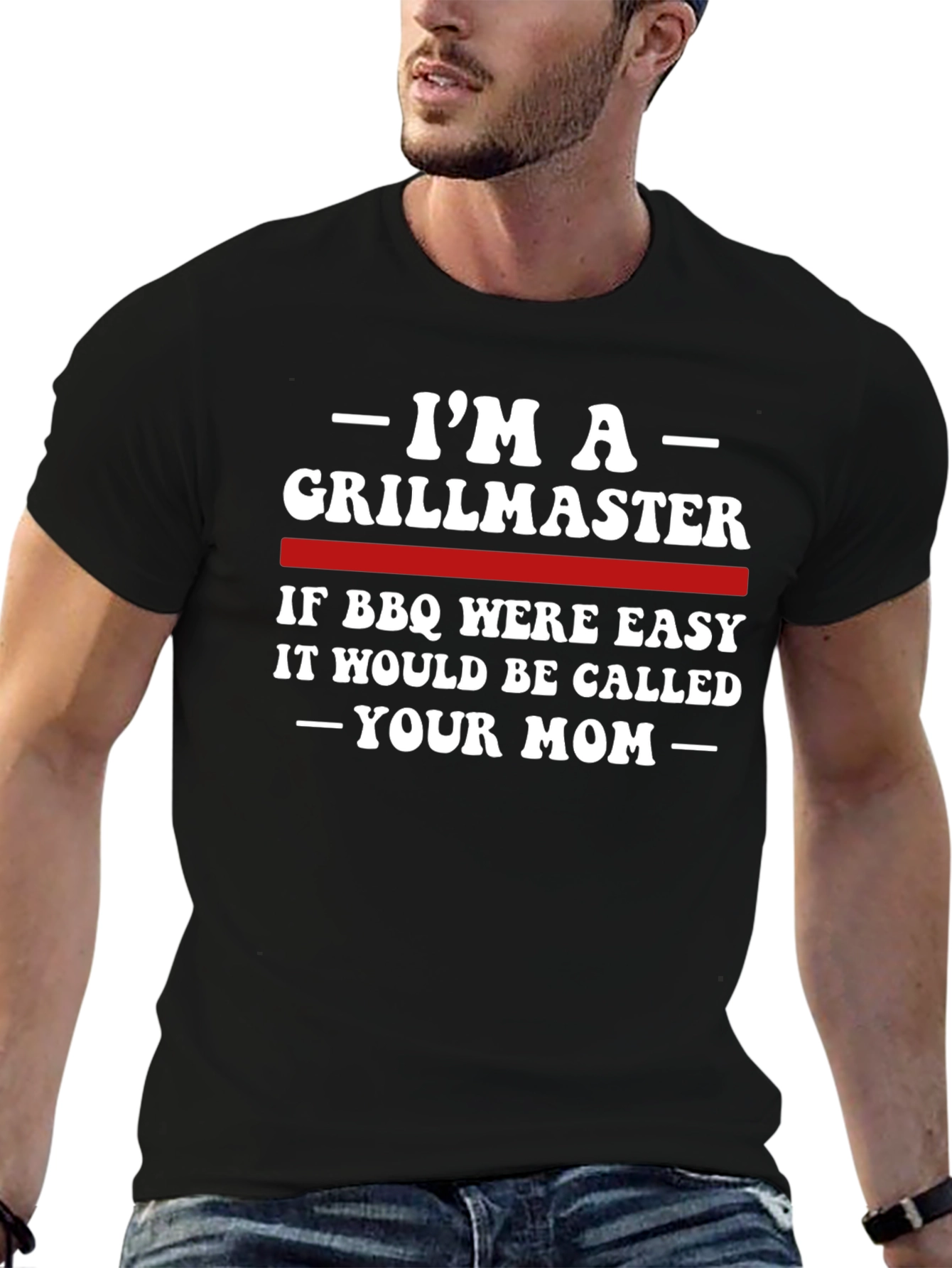 Camiseta Grillmaster BBQ para Hombre - Diseño Divertido