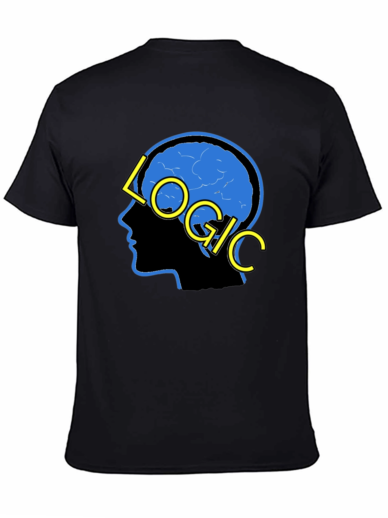 Camiseta Negra Logic para Hombre