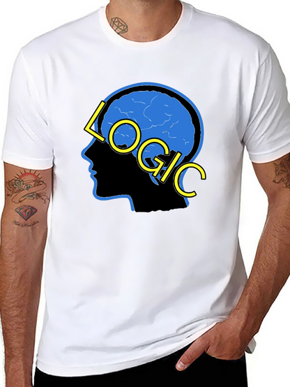 Camiseta Negra Logic para Hombre