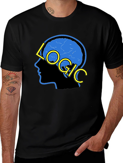 Camiseta Negra Logic para Hombre
